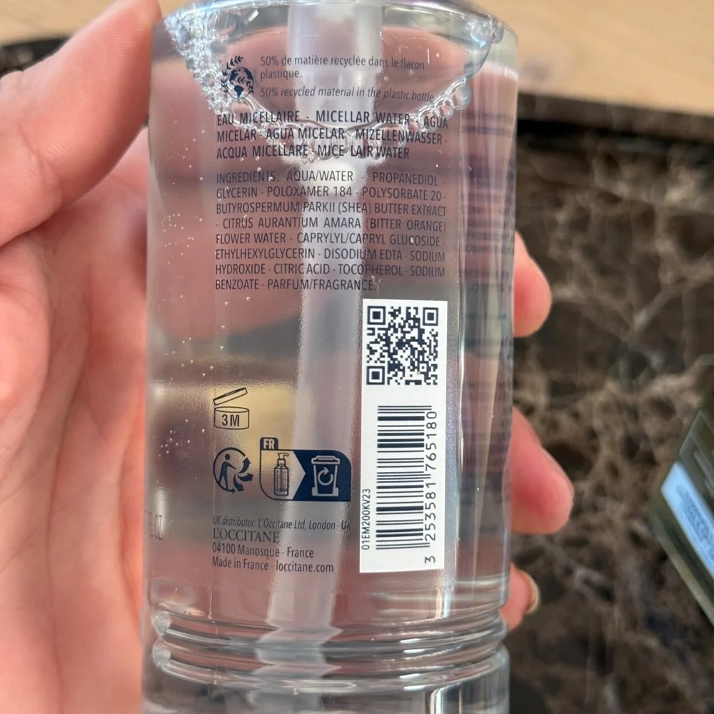L'OCCITANE Immortelle Divine Cream and Micellar Water Set - Gold and Clear - Picture 5 of 8